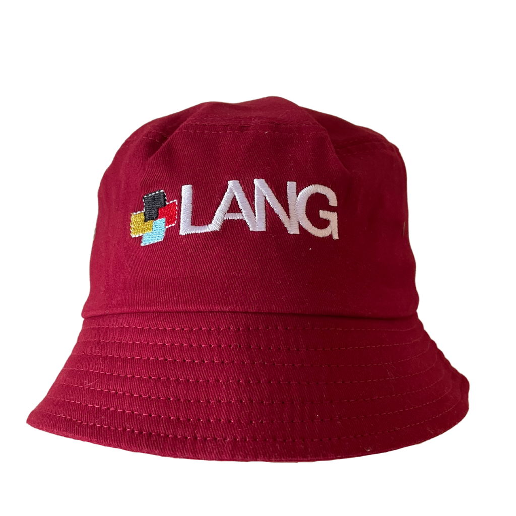 Red Lang Bucket Hat