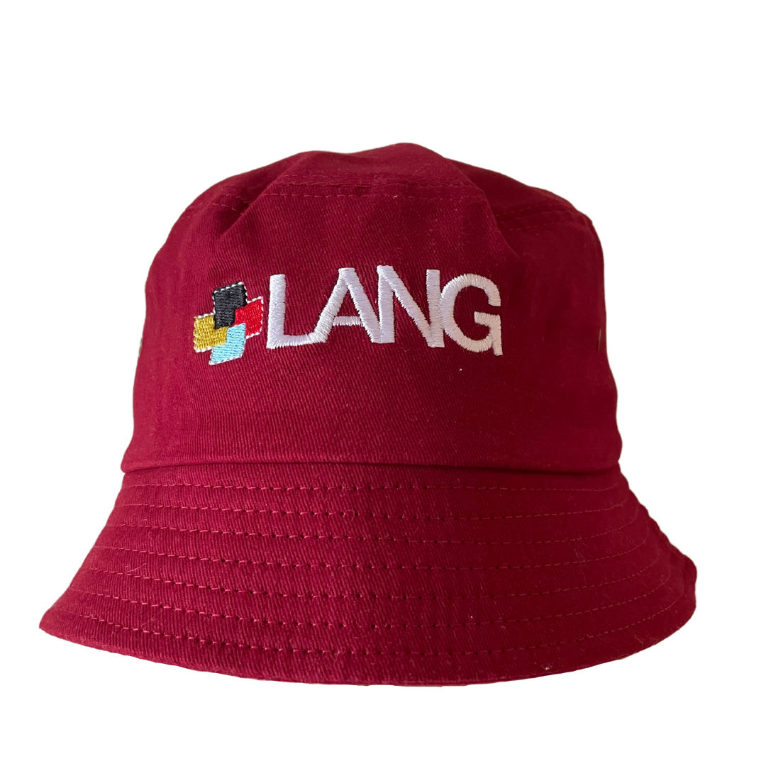 Red Lang Bucket Hat