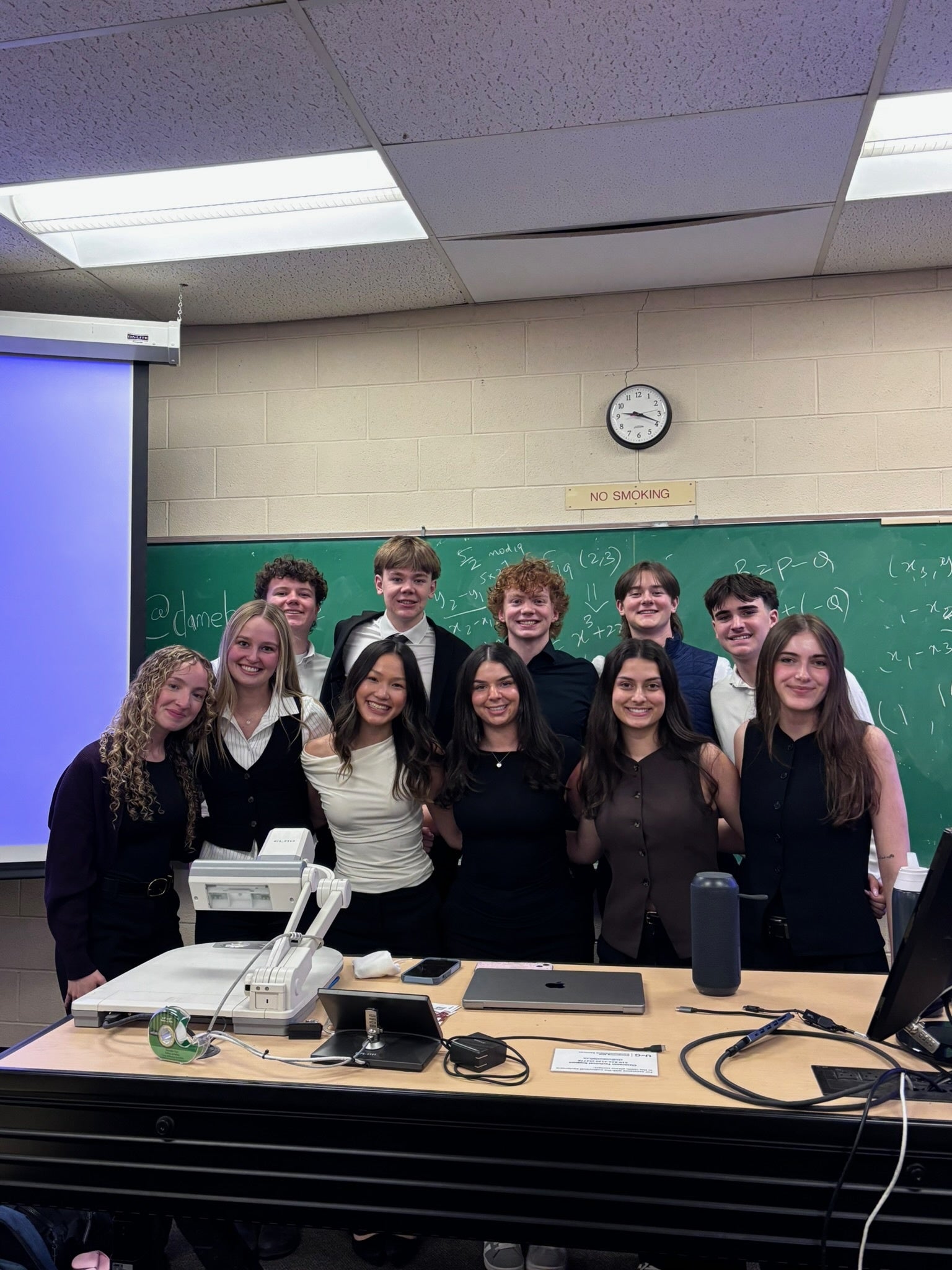 LANG Students’ Association students gathered together