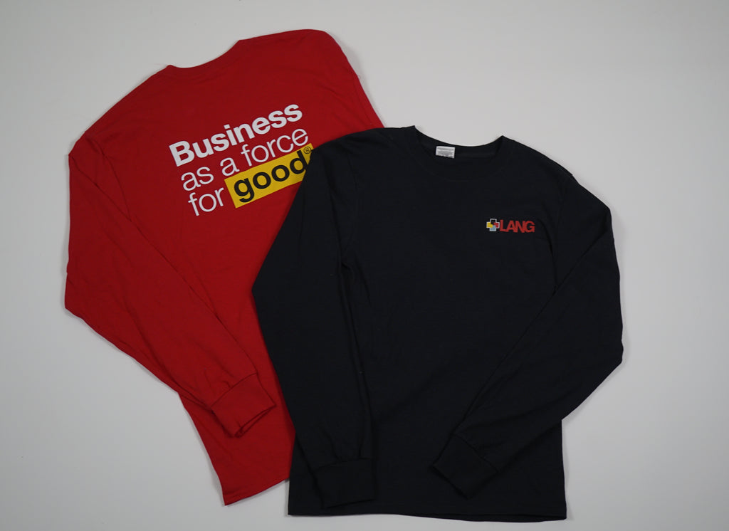 LANG Long Sleeve Shirt - Black and Red