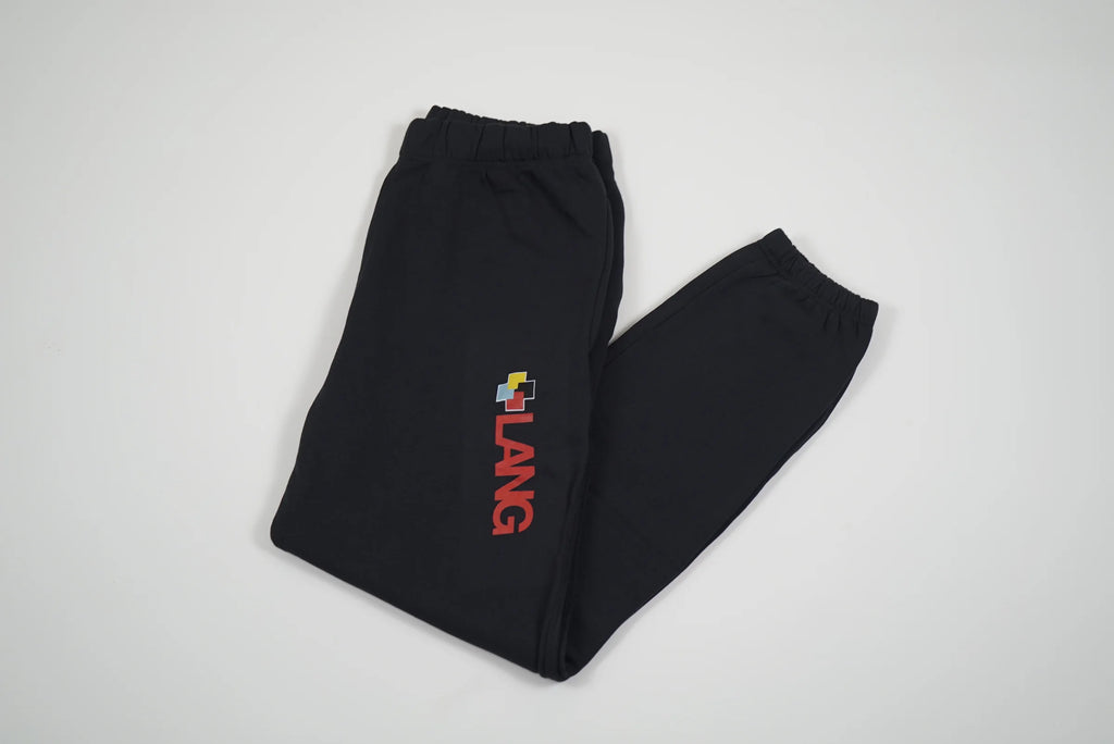 Black LANG Sweatpants