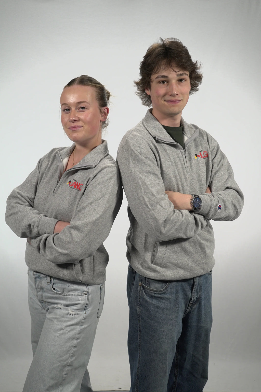 LANG Grey Champion Quarter Zip