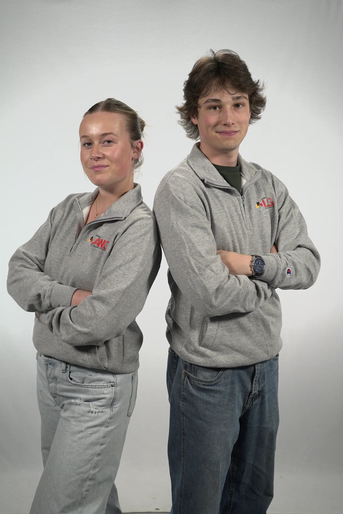 LANG Grey Champion Quarter Zip