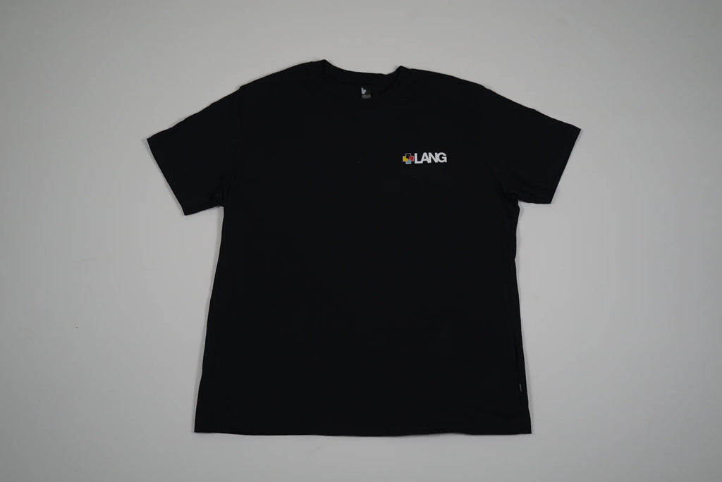Black Lang Cotton T-Shirt
