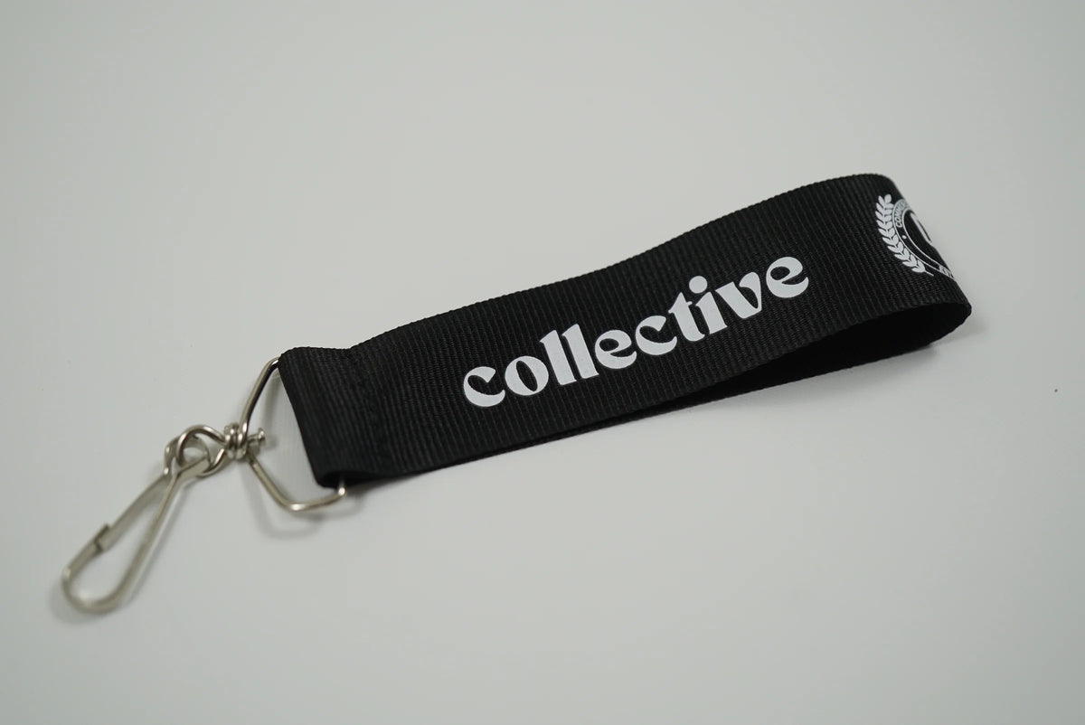 Commerce Collective Black Wrist Lanyard