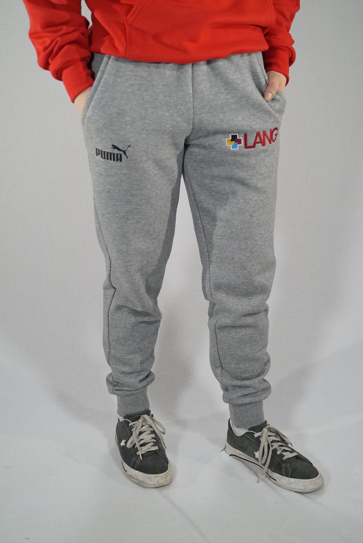 Grey Puma Joggers