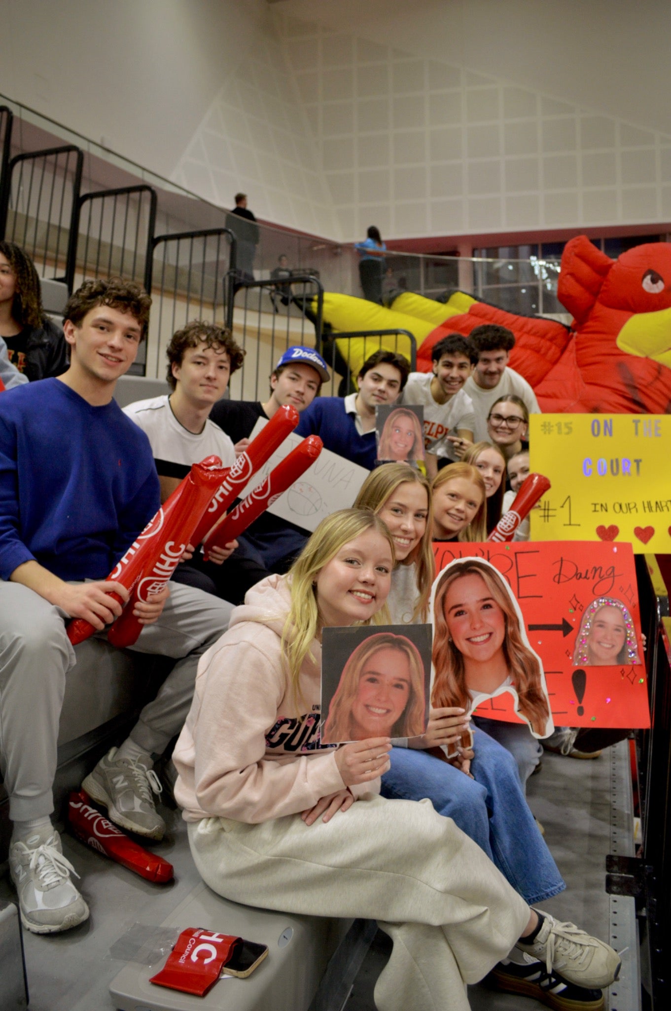 Students attending an LSA community event