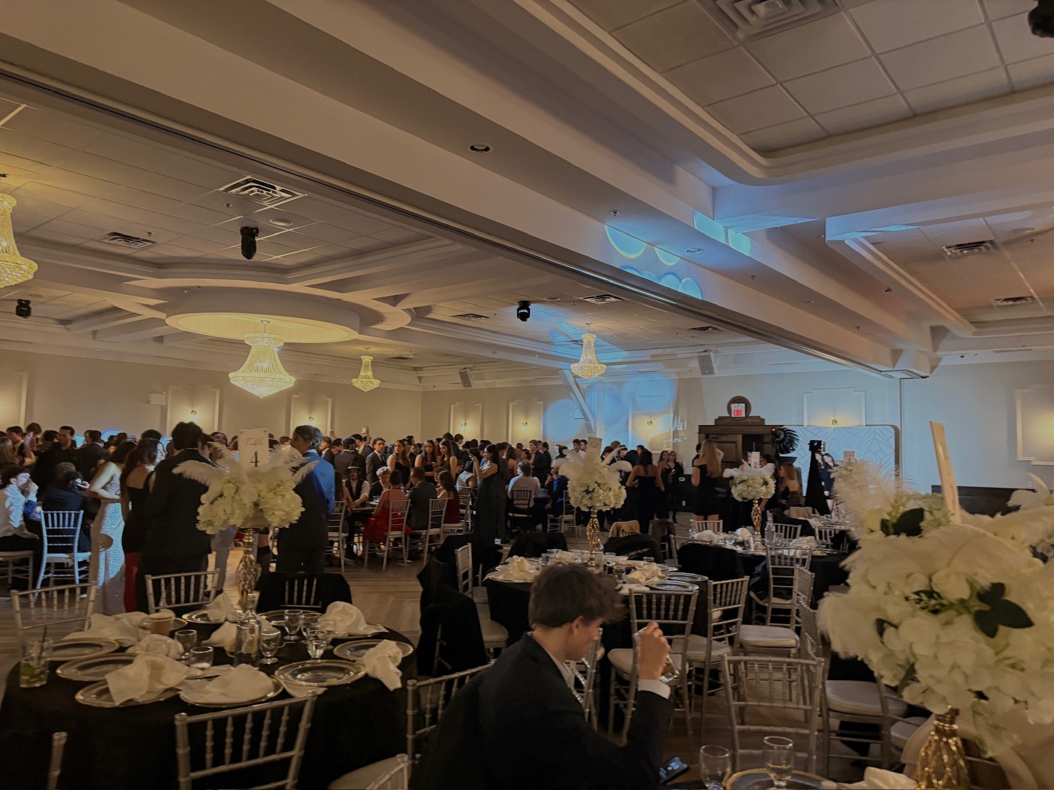 Students attending Commerce Formal
