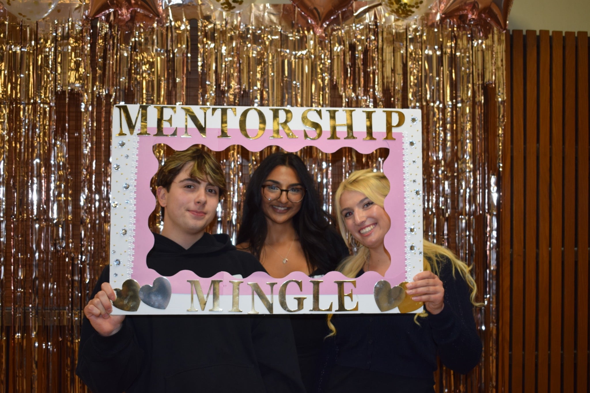 LANG students connecting at a mentorship and community event