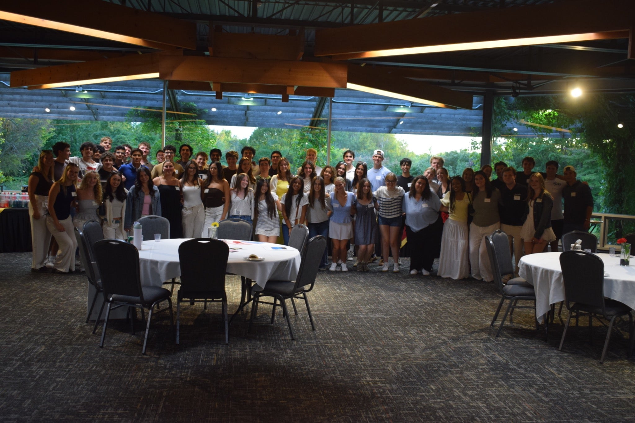 Students gathered for Summer Send Off
